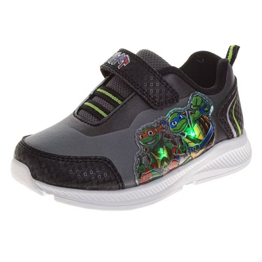 Teenage Mutant Ninja Turtles Light-Up Boys Sneakers - Toddler size 7 NEW